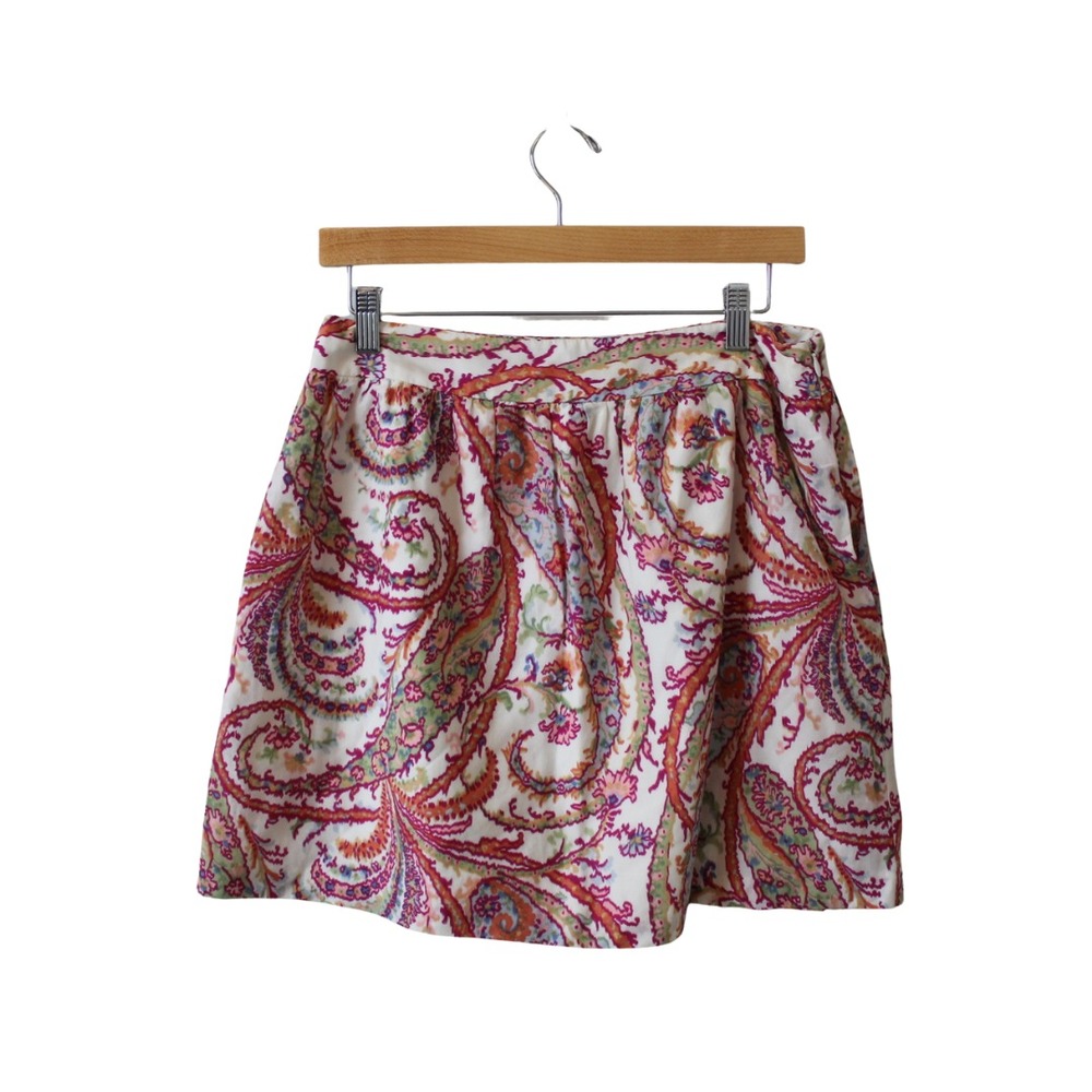 Beth Bowley Skirt with pockets White/Pink Women‎ Size 10